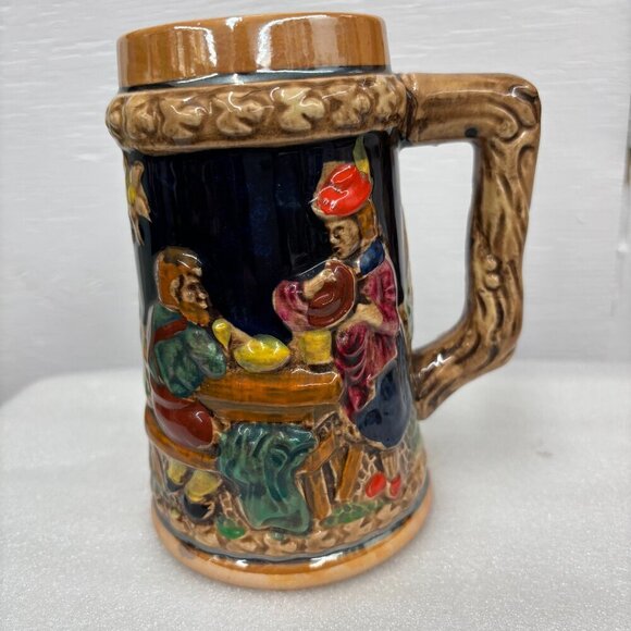 GIftcraft Other - 1950s Gift Craft Japan Drinking Bavarian Friends Porcelain Stein Vintage